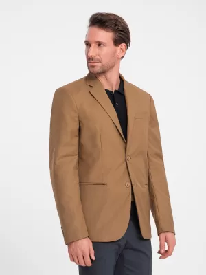 Kabát OMBRE OM-BLZB-0115 KARAMELLA