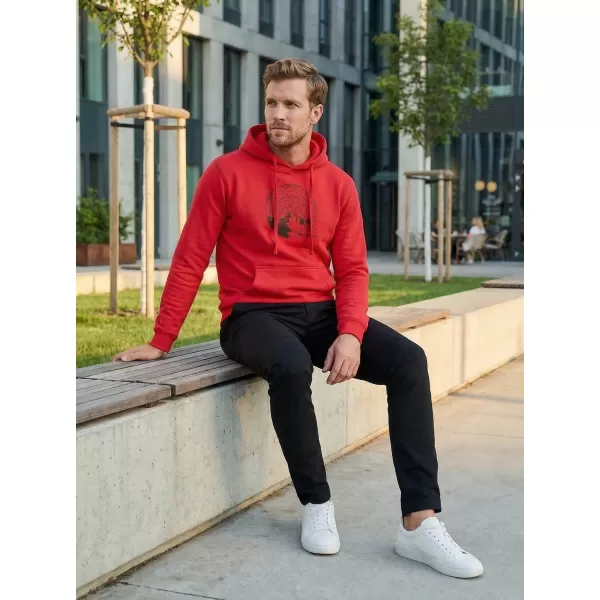  Férfi pulóver ALTISPORT ALM172JN796 PIROS 