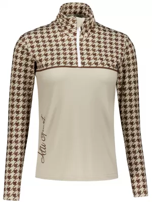 Női funkcionális Thermo pulóver prémium ALTISPORT VOJ/ALW048TER03 BARNA
