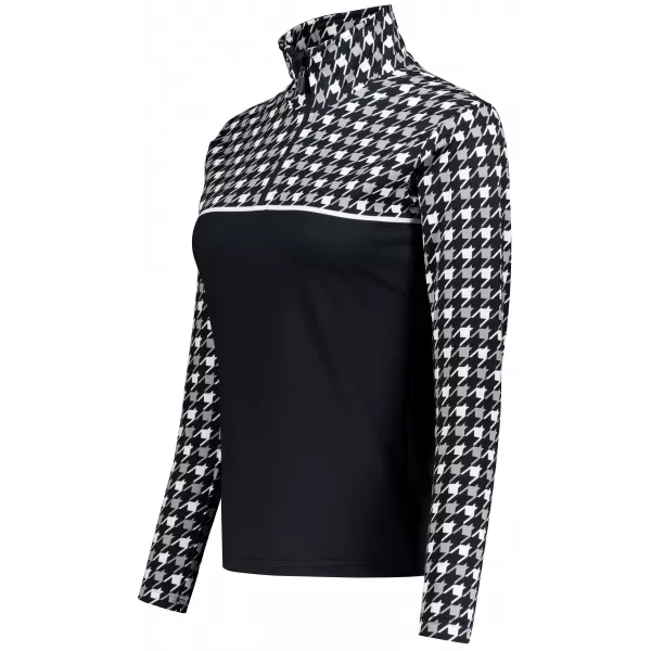 Női funkcionális Thermo pulóver prémium ALTISPORT VOJ/ALW048TER03 FEKETE -FEHÉR 