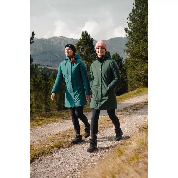  Női télikabát NORDBLANC WARMHUG NBWJL8073 SÖTÉTZÖLD 