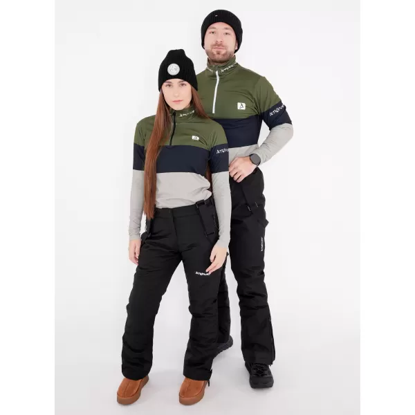  Férfi funkcionális Thermo pulóver prémium ALTISPORT VOJ/ALM051TER03 KHAKI 