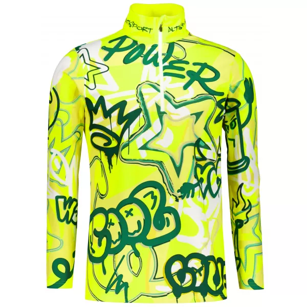  Férfi funkcionális Thermo pulóver prémium ALTISPORT VOJ/ALM054TER03 FLUÓ 