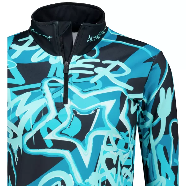  Női funkcionális Thermo pulóver prémium ALTISPORT VOJ/ALW054TER03 FEKETE -BLUE 