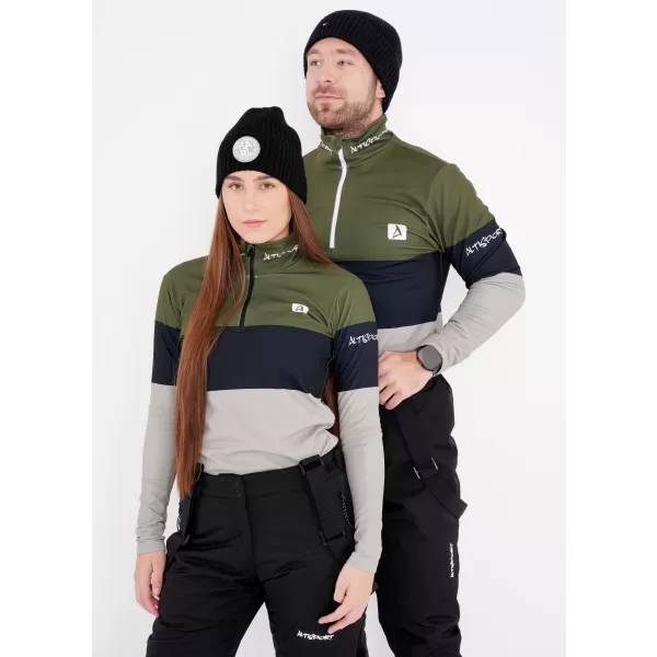  Női funkcionális Thermo pulóver prémium ALTISPORT VOJ/ALW051TER03 KHAKI 