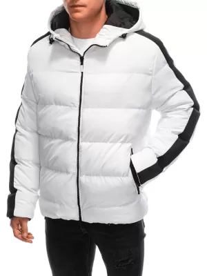 Férfi téli kabát EDOTI EM-JAHP-0101 FEHÉR