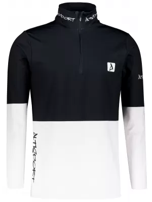 Férfi funkcionális Thermo pulóver prémium ALTISPORT VOJ/ALM051TER03 FEKETE -FEHÉR