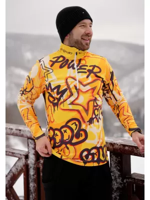 Férfi funkcionális Thermo pulóver prémium ALTISPORT VOJ/ALM054TER03 BOROSTYÁN