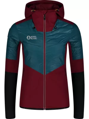 Női sportdzseki NORDBLANC ICEBERGS NBWJL8112 BURGUNDIA