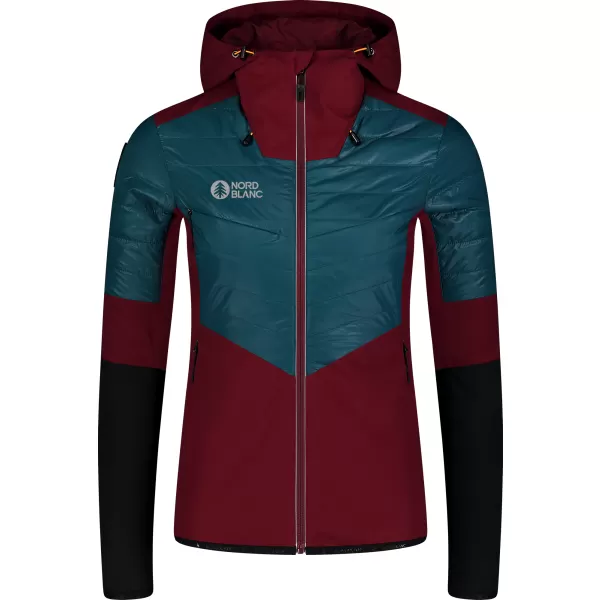  Női sportdzseki NORDBLANC ICEBERGS NBWJL8112 BURGUNDIA 