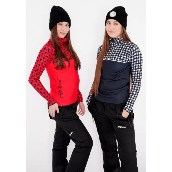  Női funkcionális Thermo pulóver prémium ALTISPORT VOJ/ALW048TER03 PIROS 