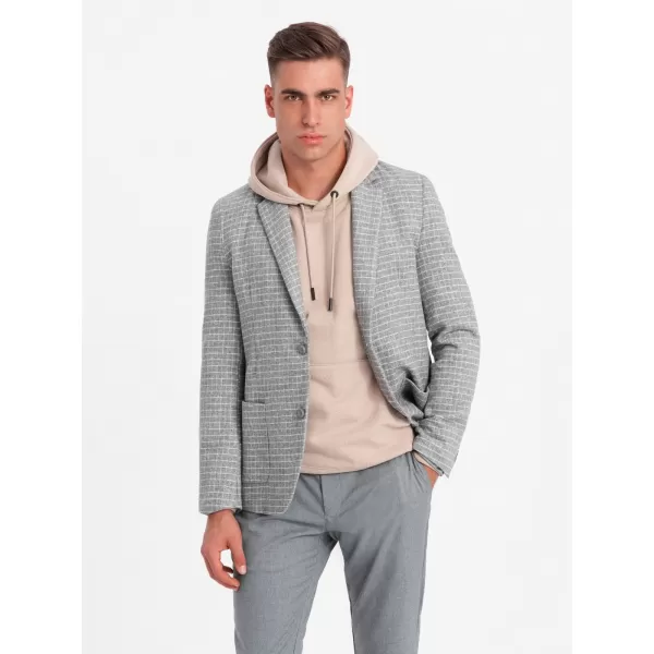  Kabát OMBRE OM-BLZB-0117 SZÜRKE 
