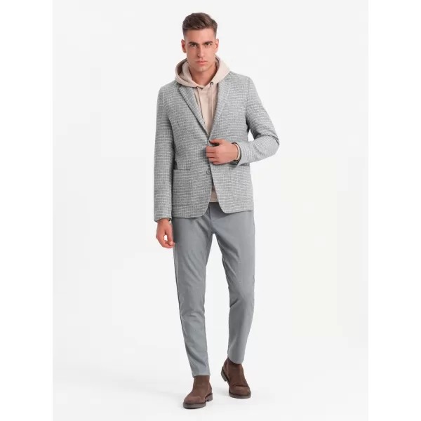  Kabát OMBRE OM-BLZB-0117 SZÜRKE 