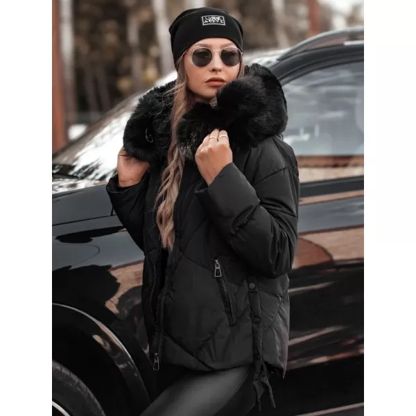  Női kabát DSTREET MODIVA TY4726 FEKETE 