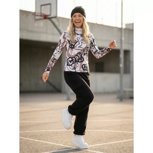  Női funkcionális Thermo pulóver prémium ALTISPORT VOJ/ALW054TER03 FEHÉR -GRAY 