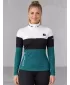 Női funkcionális Thermo pulóver prémium ALTISPORT VOJ/ALW051TER03 FEHÉR -ZÖLD