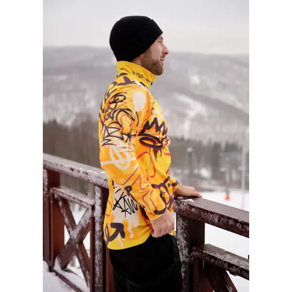  Férfi funkcionális Thermo pulóver prémium ALTISPORT VOJ/ALM054TER03 BOROSTYÁN 