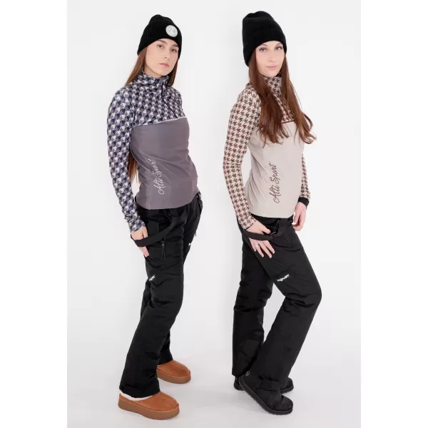  Női funkcionális Thermo pulóver prémium ALTISPORT VOJ/ALW048TER03 BARNA 