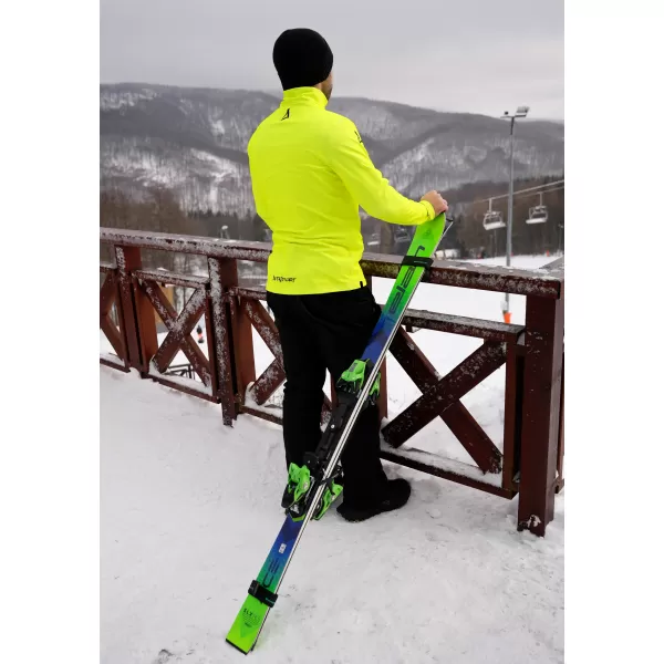  Férfi funkcionális Thermo pulóver prémium ALTISPORT VOJ/ALM000TER03 NEONSÁRGA 