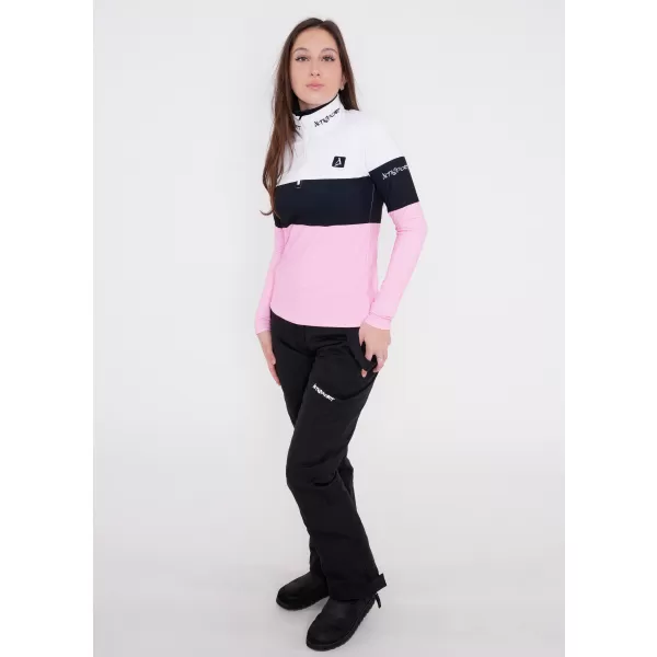  Női funkcionális Thermo pulóver prémium ALTISPORT VOJ/ALW051TER03 FEHÉR -DAGANAT 