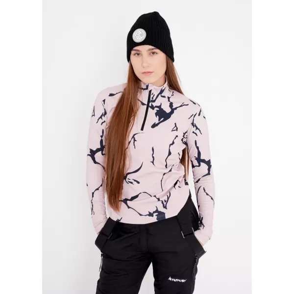  Női funkcionális Thermo pulóver prémium ALTISPORT VOJ/ALW052TER03 BARNA 