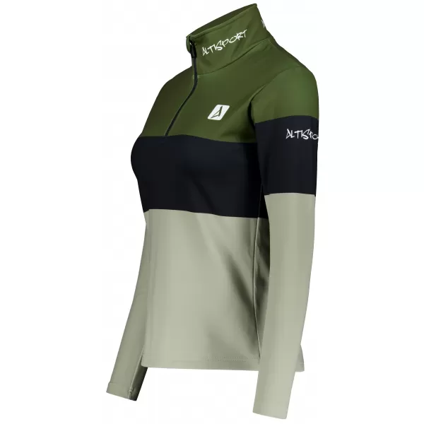  Női funkcionális Thermo pulóver prémium ALTISPORT VOJ/ALW051TER03 KHAKI 