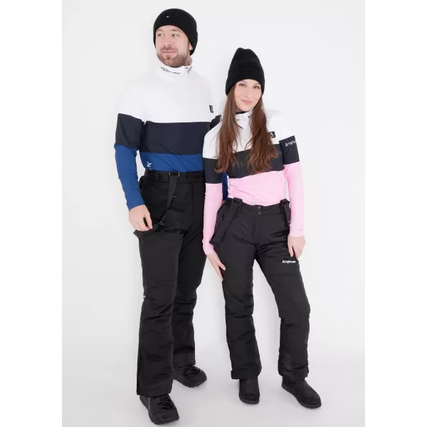  Férfi funkcionális Thermo pulóver prémium ALTISPORT VOJ/ALM051TER03 FEHÉR -BLUE 