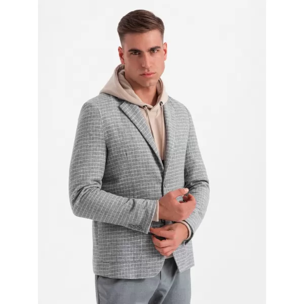  Kabát OMBRE OM-BLZB-0117 SZÜRKE 