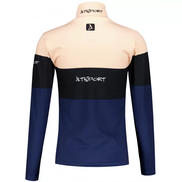  Női funkcionális Thermo pulóver prémium ALTISPORT VOJ/ALW051TER03 NARANCSSÁRGA/KÉK 