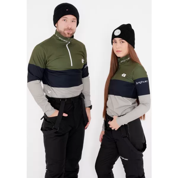  Női funkcionális Thermo pulóver prémium ALTISPORT VOJ/ALW051TER03 KHAKI 