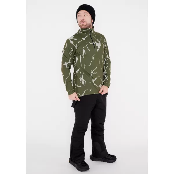 Férfi funkcionális Thermo pulóver prémium ALTISPORT VOJ/ALM052TER03 KHAKI 