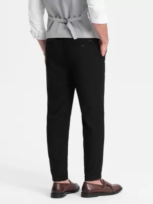 Nadrág OMBRE OM-PACP-0157 FEKETE