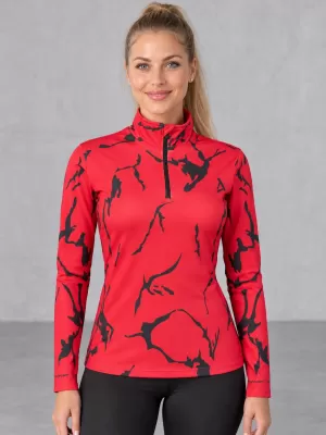 Női funkcionális Thermo pulóver prémium ALTISPORT VOJ/ALW052TER03 PIROS