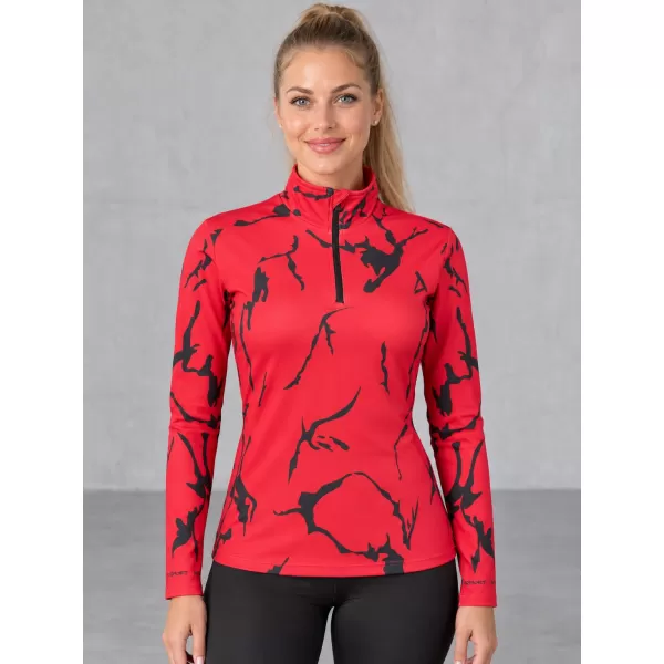  Női funkcionális Thermo pulóver prémium ALTISPORT VOJ/ALW052TER03 PIROS 