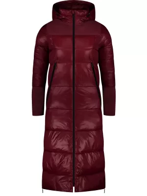 Női télikabát NORDBLANC WINTERNIGHT NBWJL8077 BURGUNDIA