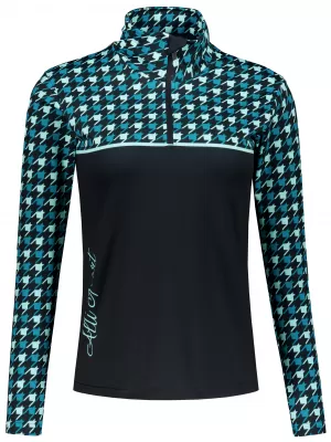Női funkcionális Thermo pulóver prémium ALTISPORT VOJ/ALW048TER03 FEKETE -BLUE