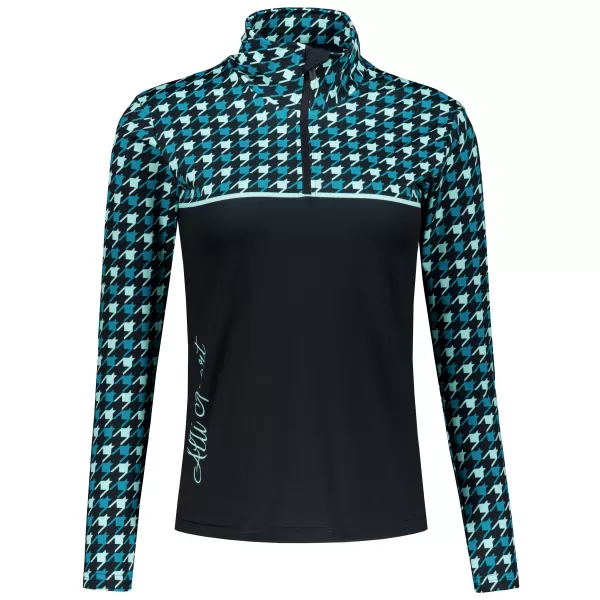  Női funkcionális Thermo pulóver prémium ALTISPORT VOJ/ALW048TER03 FEKETE -BLUE 