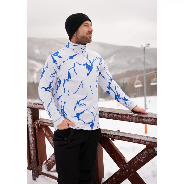  Férfi funkcionális Thermo pulóver prémium ALTISPORT VOJ/ALM052TER03 FEHÉR 