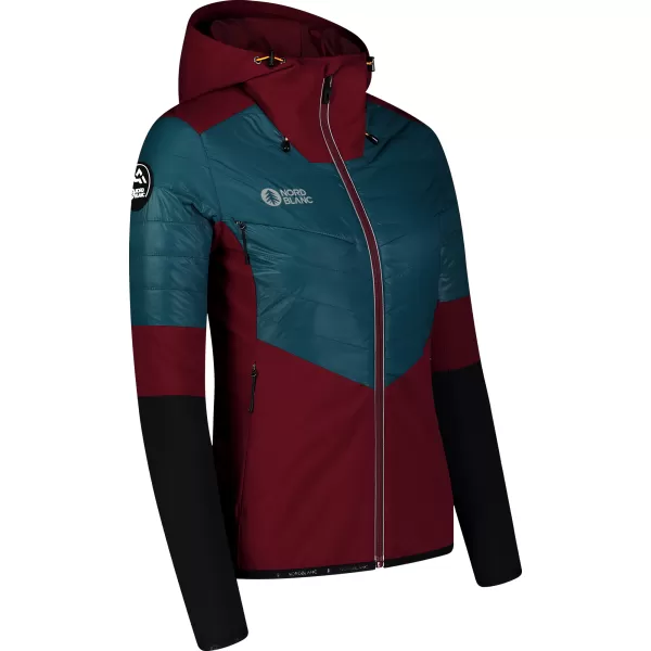  Női sportdzseki NORDBLANC ICEBERGS NBWJL8112 BURGUNDIA 