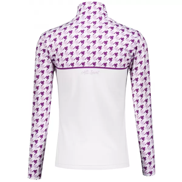  Női funkcionális Thermo pulóver prémium ALTISPORT VOJ/ALW048TER03 FEHÉR/LILA 