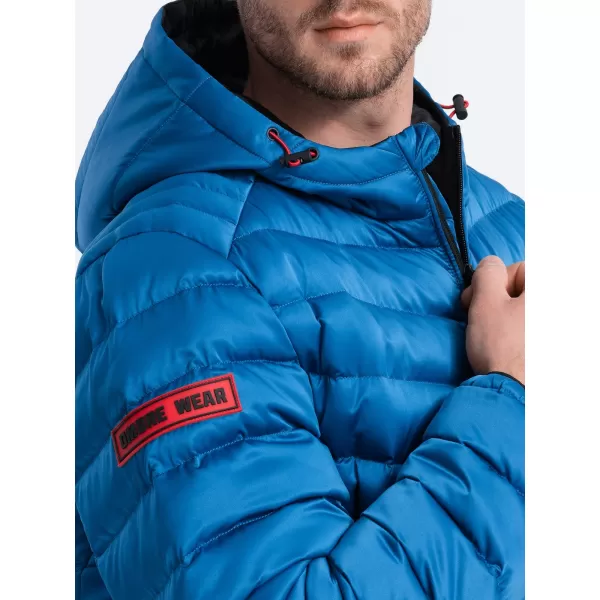  Kabát OMBRE OM-JALP-0121 INTENZÍV KÉK 