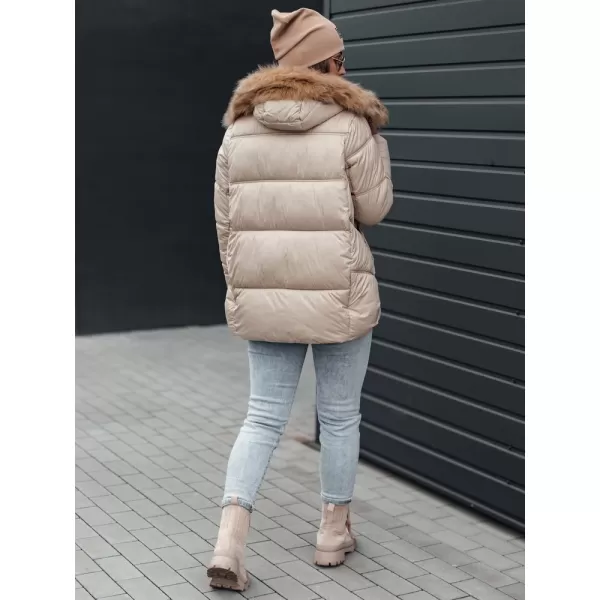  Női kabát DSTREET NORDKOLL TY4710 KHAKI 