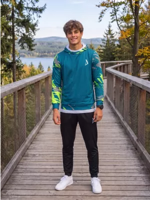Férfi prémium funkcionális pulóver ALTISPORT VOJ/ALM039MI01 KEROZIN