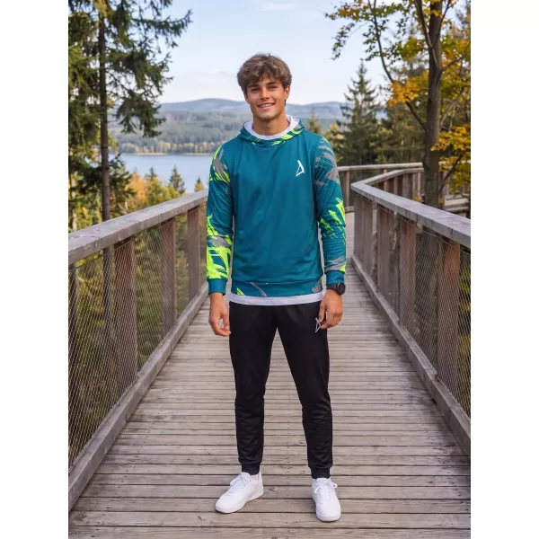  Férfi prémium funkcionális pulóver ALTISPORT VOJ/ALM039MI01 KEROZIN 