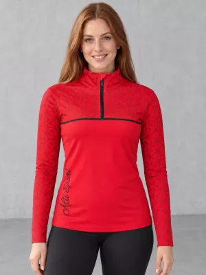 Női funkcionális Thermo pulóver prémium ALTISPORT VOJ/ALW053TER03 PIROS