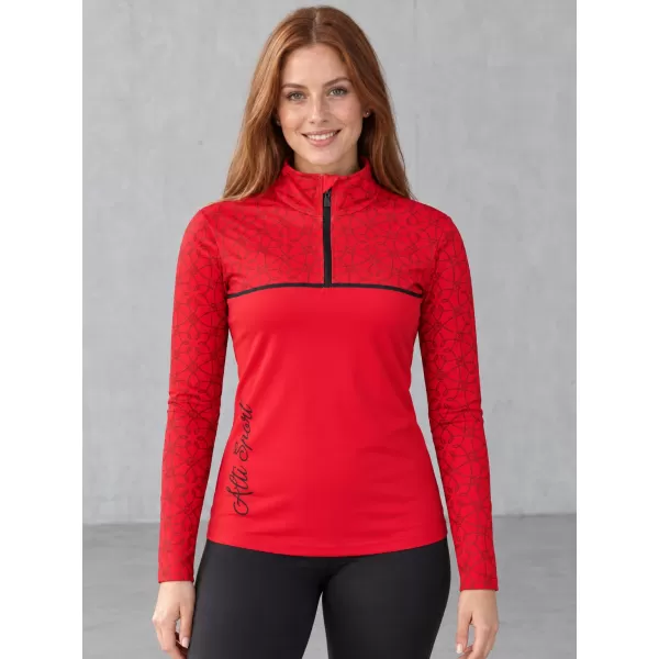  Női funkcionális Thermo pulóver prémium ALTISPORT VOJ/ALW053TER03 PIROS 