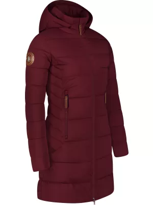 Női télikabát NORDBLANC MOMENTS NBWJL8076 BURGUNDIA