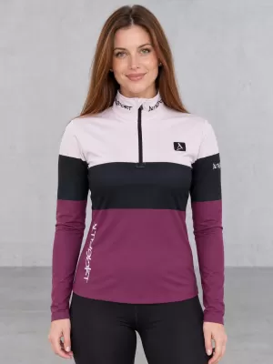 Női funkcionális Thermo pulóver prémium ALTISPORT VOJ/ALW051TER03 BURGUNDIA