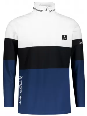 Férfi funkcionális Thermo pulóver prémium ALTISPORT VOJ/ALM051TER03 FEHÉR -BLUE
