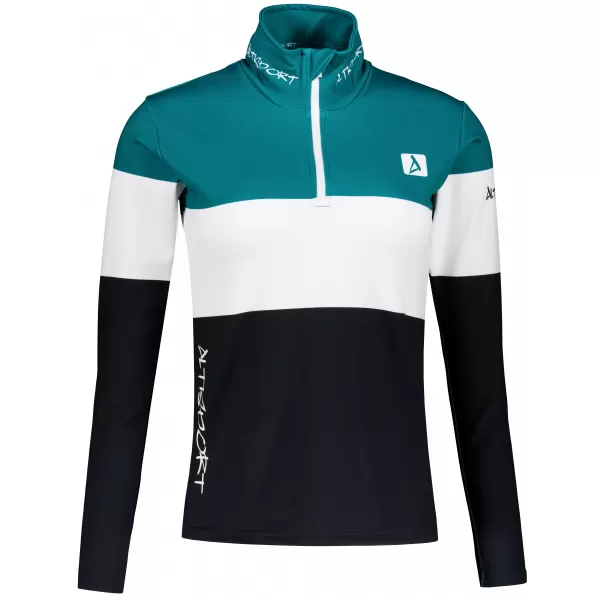 Női funkcionális Thermo pulóver prémium ALTISPORT VOJ/ALW051TER03 KEROZINFEKETE 